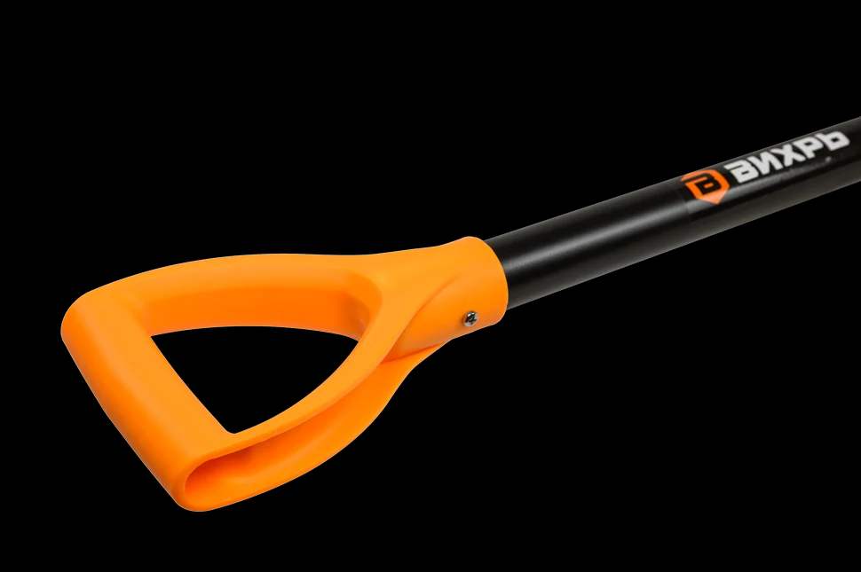 Штыковая лопата с изогнутой тулейкой, металлический черенок 4