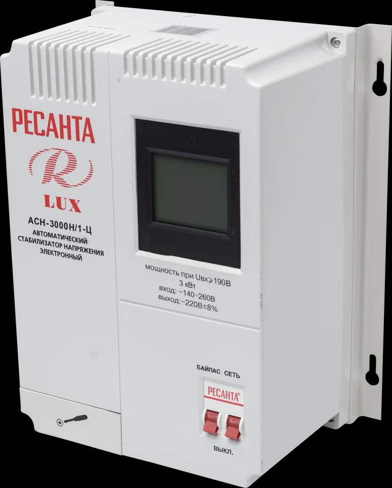 Стабилизатор напряжения серии LUX АСН-3000Н/1-Ц
