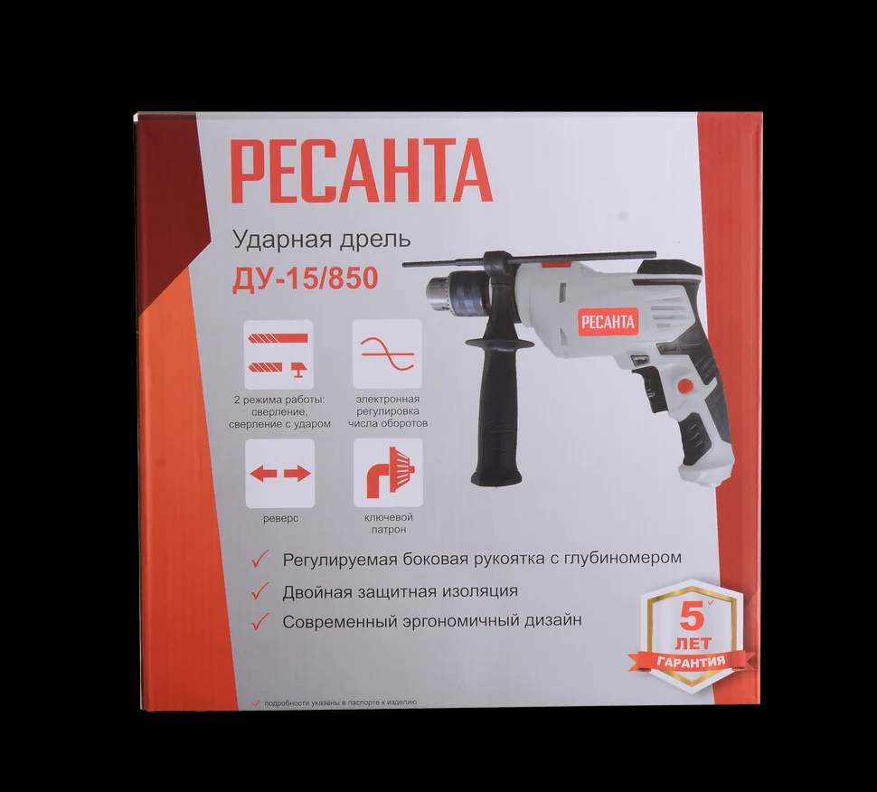 Дрель ударная ДУ-15/850 8