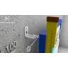 Инсталляция для унитаза с кнопкой для смыва GS3050-KP3080W белый 2