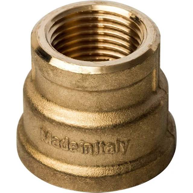 Муфта переходная 3/4" х 1/2" латунь