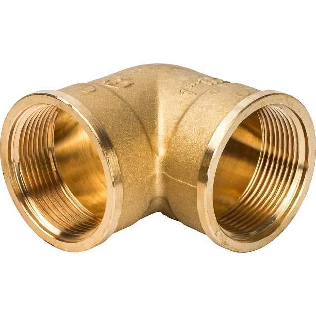 Уголок 1 1/2" г/г латунь