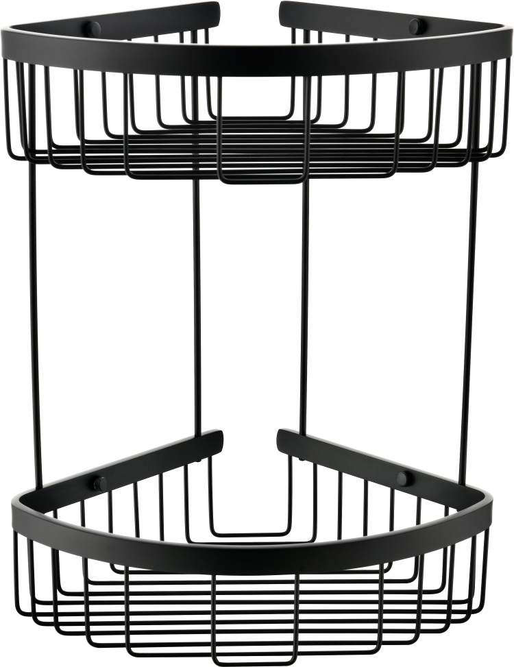 Полка корзина угловая AC0076BL Черный матовый 1