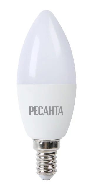 Лампа светодиодная LL-R-C37-7W-230-4K-E14 - фото 1