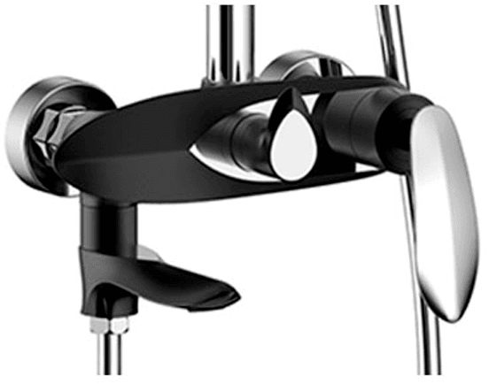 Душевая система GB7001 Черный хром - фото 7
