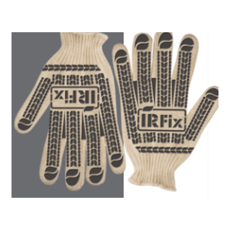 IRFix Перчатки х/б 5 нитей «Лепесток» серые