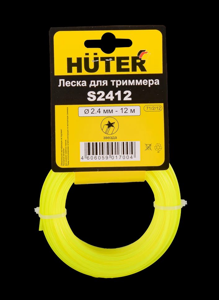 Леска S2412 для триммера, 2.4 мм, звезда - фото 1