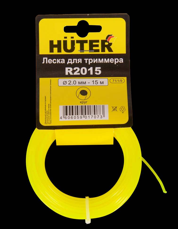 Леска R2015 для триммера, 2 мм, круг