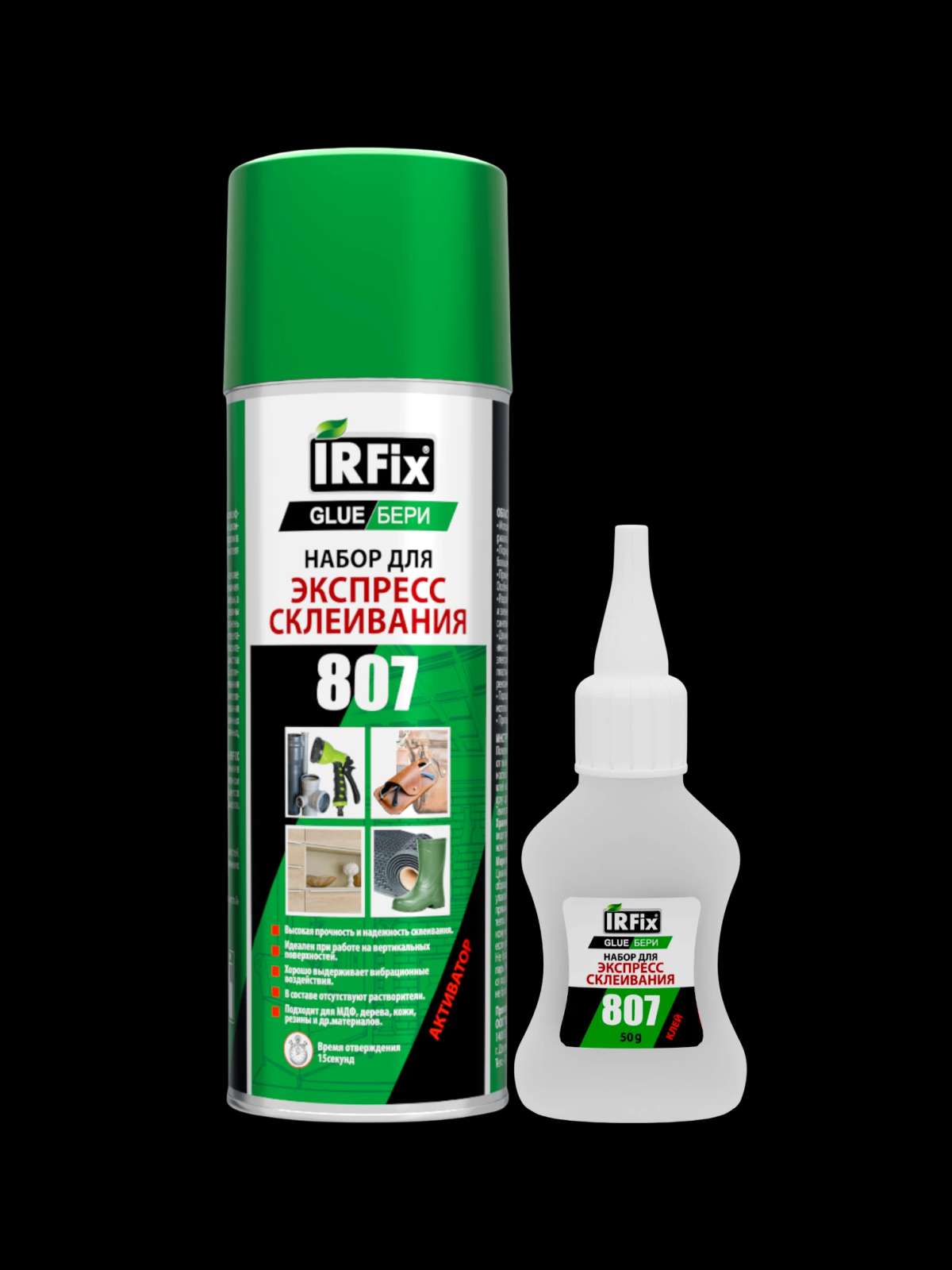 IRFix GLUE-БЕРИ 807 Набор для экспресс-склеивания