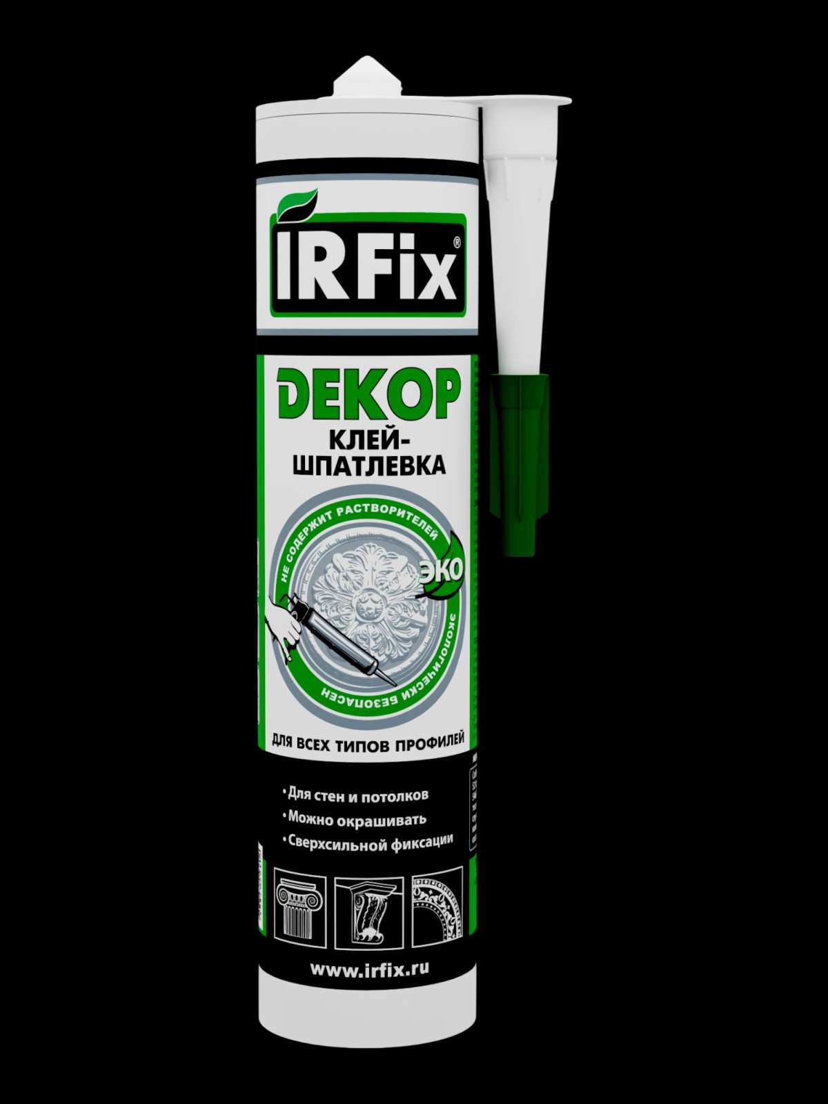 IRFix ДЕКОР Клей-шпатлёвка для всех типов профилей