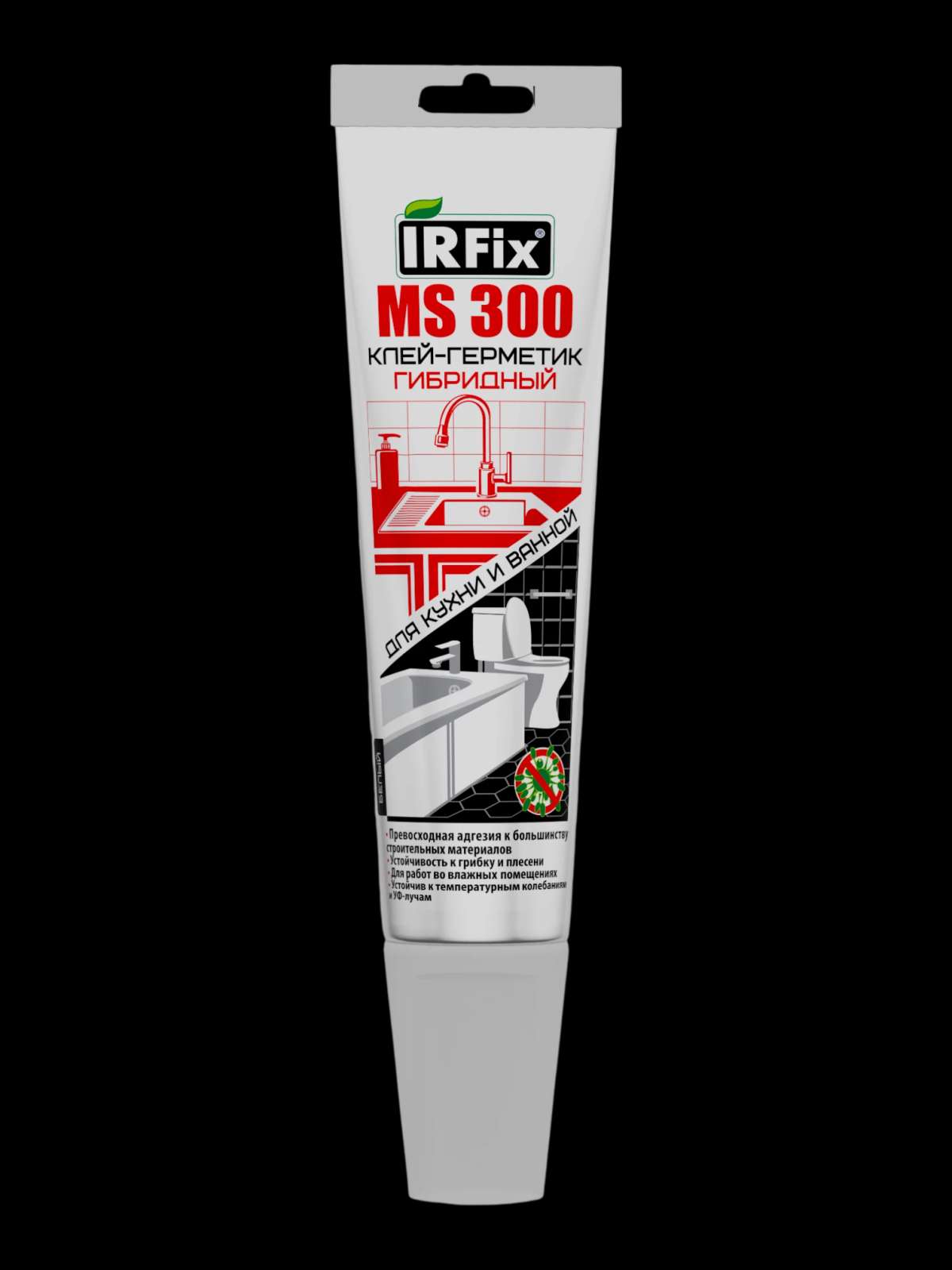 IRFix MS 300 Клей-герметик на гибридной основе для кухни и ванной