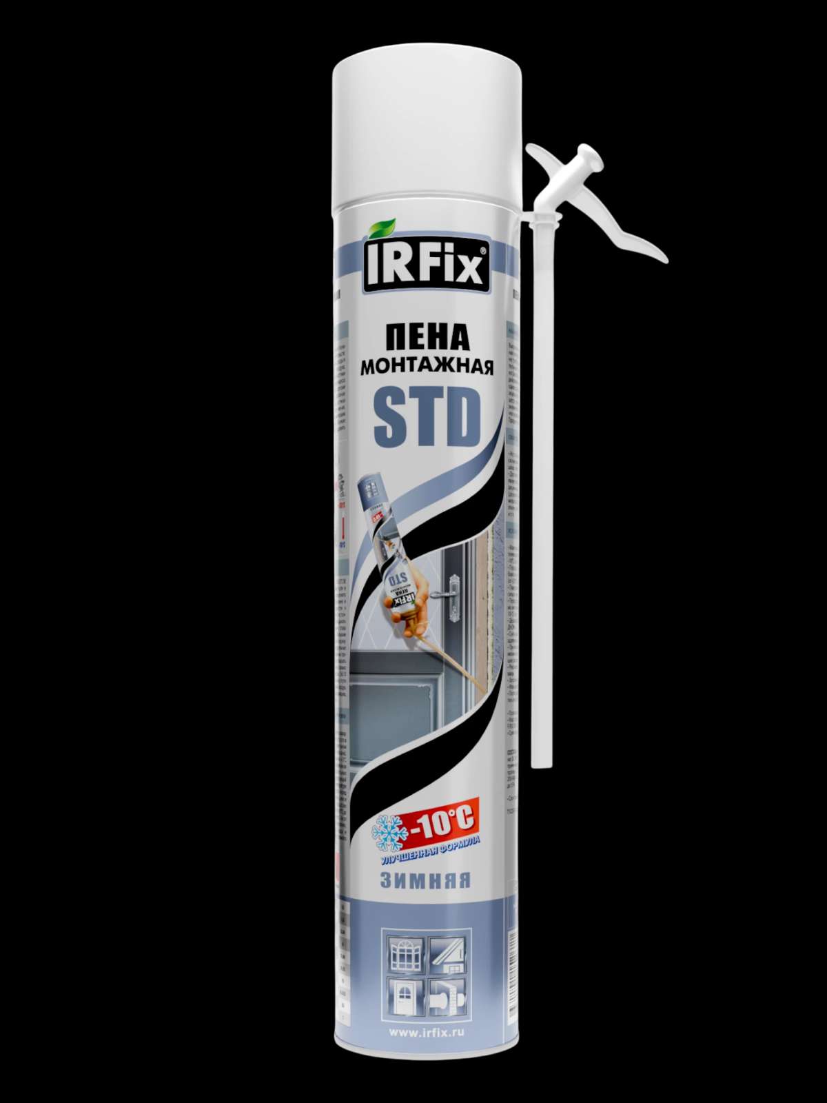 IRFix STD Пена монтажная бытовая зимняя 750мл