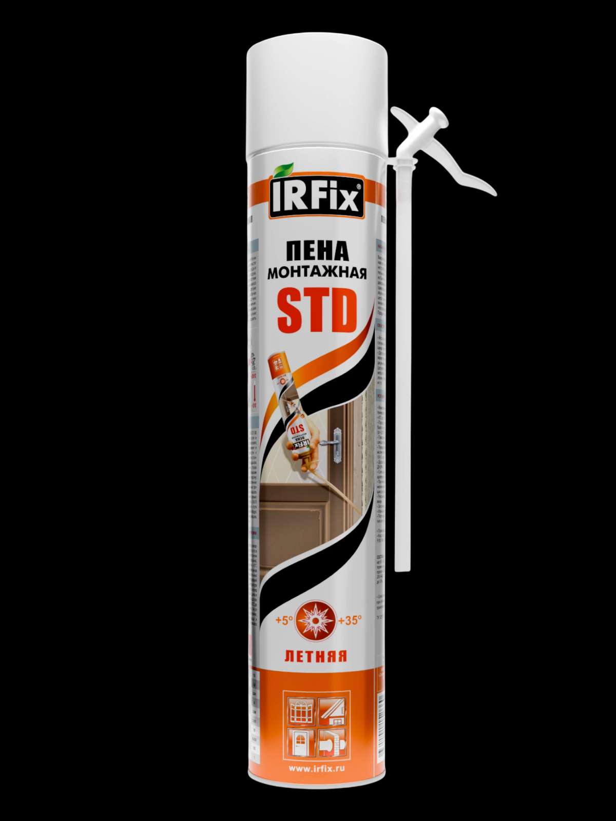 IRFix STD Пена монтажная бытовая летняя 750мл