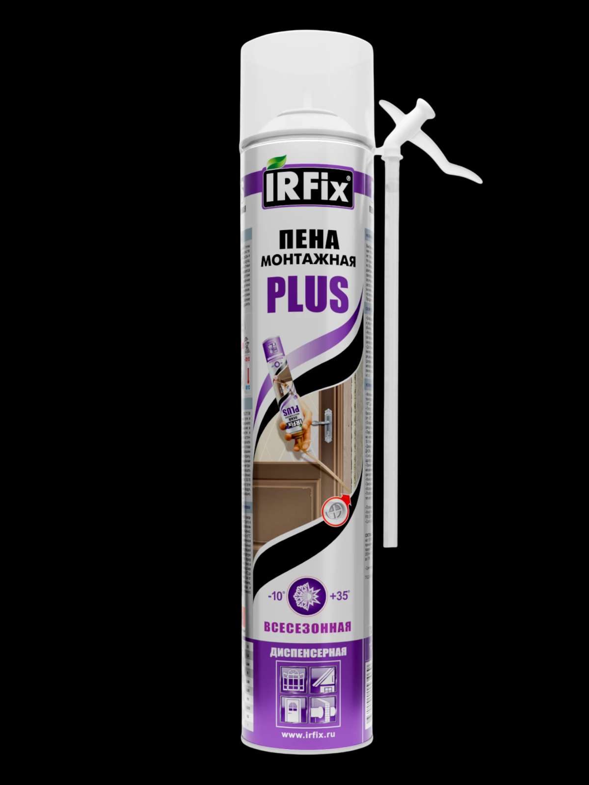 IRFix PLUS Пена монтажная бытовая всесезонная 750мл