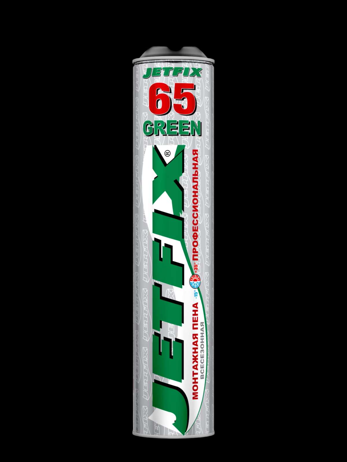 JETFIX Green Пена монтажная профессиональная всесезонная 800мл